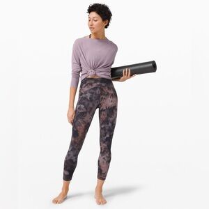 Lululemon Unlimit HR Tight 25” Size 10 Diamond Dye Lunar Rock